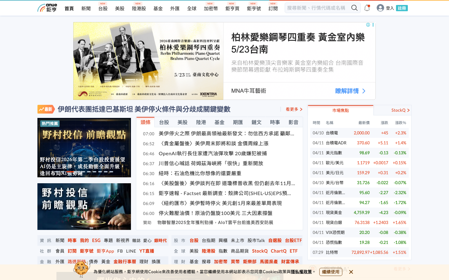 鉅亨網